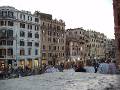 30 Spanish Steps at Dusk 2 * Piazza di Spagna as seen from the Spanish Steps * 800 x 600 * (175KB)